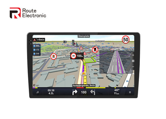 Estéreo de navegación para coche con Android de 10,36 pulgadas, 8 núcleos con pantalla QLED