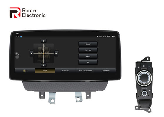 Jugador del coche de Android de 10,25 pulgadas, unidad principal auto inalámbrica de Android con la palanca de mando 4G DSP