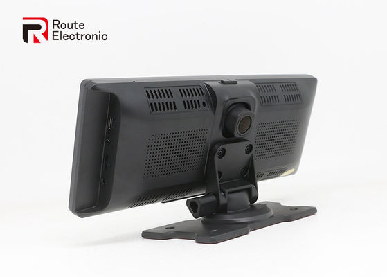Cámara capacitiva DVR de la rociada del coche de la pantalla táctil con la cámara trasera 1080P de la cámara delantera 2.5K