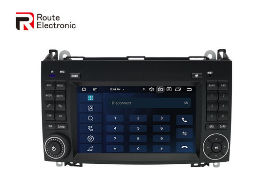 Estéreo del coche del dinar del doble de los botones físicos, radio de coche de Android 12 para el Benz B200