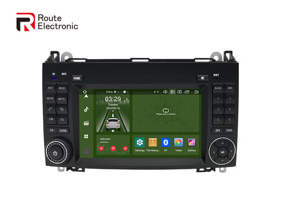 Estéreo del coche del dinar del doble de los botones físicos, radio de coche de Android 12 para el Benz B200