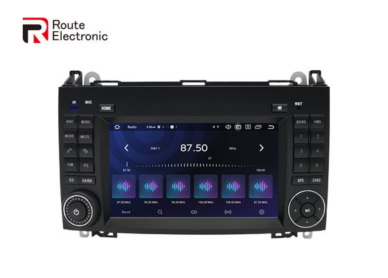 Estéreo del coche del dinar del doble de los botones físicos, radio de coche de Android 12 para el Benz B200