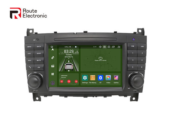 Estruendo del audio 2 del coche de Android del OEM del Benz W203 con LCD 7&quot; pantalla 1024×600