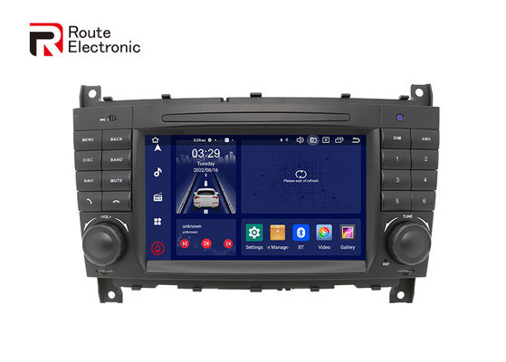 Estruendo del audio 2 del coche de Android del OEM del Benz W203 con LCD 7&quot; pantalla 1024×600