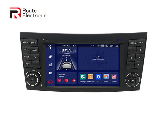 radio de coche del OEM de 4G DSP RGB, audio de coche sin cubierta para el Benz W211 de Mercedes