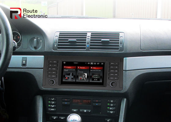 Reproductor multimedia doble para coche con Android Din, ajuste multilingüe BMW E39 de 7 pulgadas