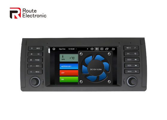 Reproductor multimedia doble para coche con Android Din, ajuste multilingüe BMW E39 de 7 pulgadas