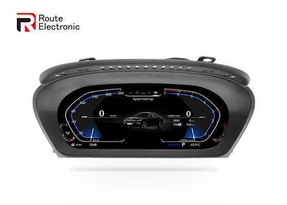 BMW E70 Digital Dash Cluster Velocímetro Resolución de 1920 × 720 de 12,3 pulgadas