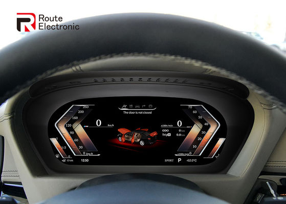 BMW E70 Digital Dash Cluster Velocímetro Resolución de 1920 × 720 de 12,3 pulgadas