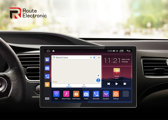 Estéreo de coche universal GPS con resolución de 1920 × 1200 de pantalla QLED de 12,95 pulgadas