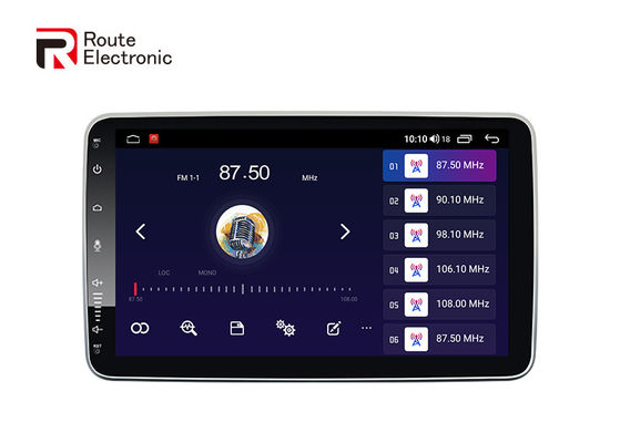 Estéreo giratorio universal para automóvil 10.1 pulgadas 2 Din ajustable con CarPlay inalámbrico