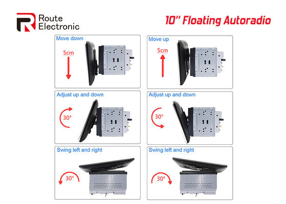 Android 12 Rotating Car Stereo Multimedia con cámara panorámica 360