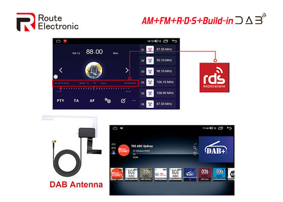 8 Core 2 Din Car Stereo, 10.1&quot; DSP Radio de coche universal giratoria
