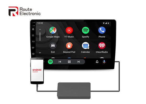 Accesorios electrónicos automotrices negros Carplay Dongle Plug and Play Support Mirror Link