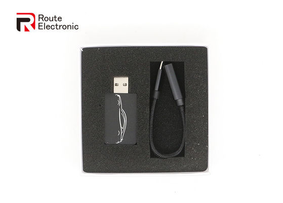 Mini USB Adaptador inalámbrico de Carplay Android Auto inalámbrico Apple Carplay soporte de Carplay con cable