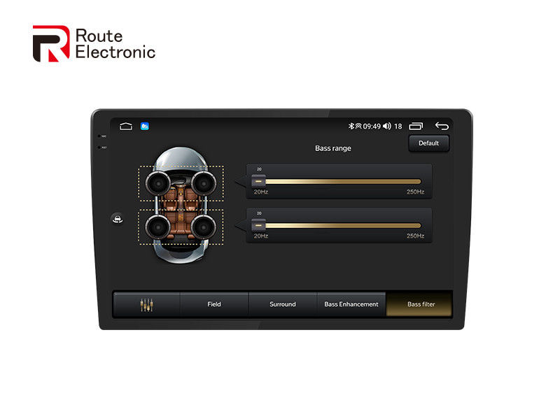 Universal Car Stereo 9.5 pulgadas Android 8core 8 + 128G Radio de coche con Wifi Bluetooth 4G DSP Wireless Carplay