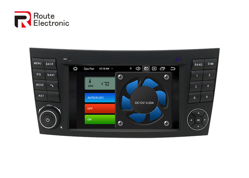 radio de coche del OEM de 4G DSP RGB, audio de coche sin cubierta para el Benz W211 de Mercedes